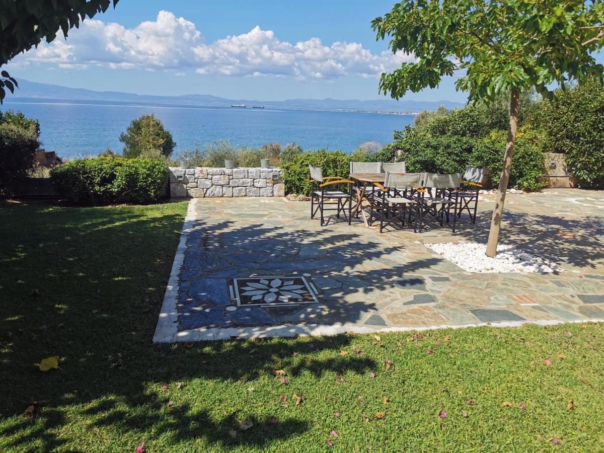 Messinian Blue Seaside Villa Kalamata Dış mekan fotoğraf